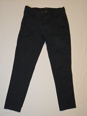 Wings + Horns Black Slim Tapered Fit Chino Denim Pants